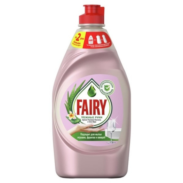 Моющее средство для посуды FAIRY (Фейри) 0.9 л, Нежные руки Жасмин + алоэ вера